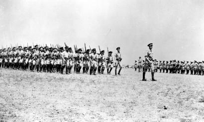 Défilé du 1er Bataillon de fusiliers marins