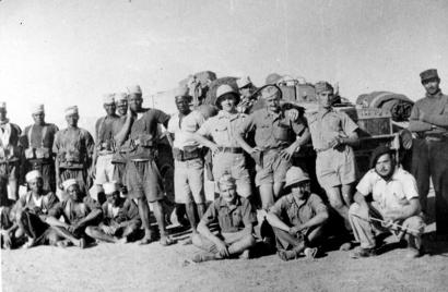 Février-mars 1942, Zouar (Tibesti), la 1ère Compagnie de découverte et de combat